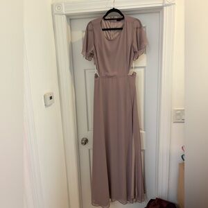 Lulu's Dusty Rose Maxi Dress